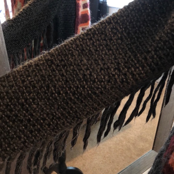 Maison Scotch Quality Jacket Cardigan Pure Wool Lined with Tassel Sleeves - Picture 9 of 11